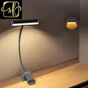 Black 14Leds Book Light USB Rechargeable Reading Light Warm Cool White Daylight