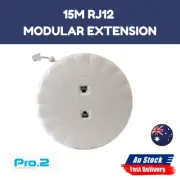 15M RJ12 MODULAR EXTENSION REEL - 2X RJ12 SOCKET TEL5060