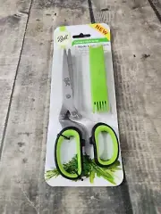 Jarden Ball 5 Blade Kitchen Herb Shears Scissors Cover Stainless Steel NIP
