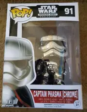 Funko Pop! Vinyl: Star Wars - Captain Phasma - (Chrome Silver) #91