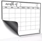 Magnetic Dry Erase Calendar Refrigerator Calendar Calendar Whiteboard Planner