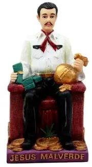 Collectibles Jesus Malverde Statue Angel of The Poor Sinaloa Religious Figuri...