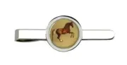 Horse Forcene by George Stubbs Tie Clip
