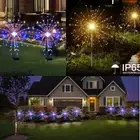2PCS Solar Lights Outdoor Garden 150 LED Solar Fireworks Light LamLOVE