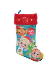 Cocomelon Christmas Holiday Stocking 18" Youth