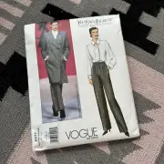 Vintage Sewing Pattern Vogue Yves Saint Laurent #2477 14-16-18 Pant Coat Set