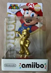 Nintendo Switch Super Mario Bros - Gold Limited Edition Mario Amiibo NEW SEALED