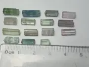 Natural Tourmaline Multicolour Crystal’s From Afghanistan Weight :25.05 Carats