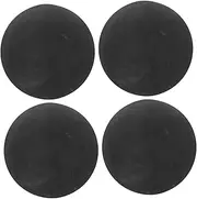 4 Pack Reaction Training Balls Small Racket Balls High Elasticity for Reflex Training Black