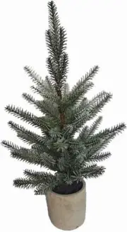 Melrose Potted Pine Tree, 24-inch Height,Plastic