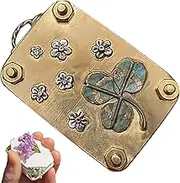Fuuxtci Micro Flower Press, Portable Flower Press Metal, Small Dried Flowers Crafts, Gifts for Craft Lovers, Small Flower Press, Blossom Feeling