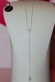 NWT WINTER LE 2019 PANDORA GEOMETRIC SHAPES Y NECKLACE BOX TAG 398504C01 $115