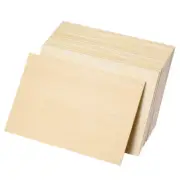 15 PCS Unfinished Wood Pieces Balsa Wood Sheet Circut Wood Sheets
