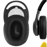Geekria Protein Leather Ear Pads for JBL E55BT Headphones (Black)