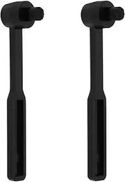 eMagTech 2Pcs Carbon Fibre Vinyl Record Brush Record Player Needle Cleaning Brush for Removes Dirt Debris in Vinyl Record DJ Player Turntable Needle(Black)