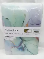 Ritayan 4-1 MacBook Pro 13" Hard Case (A2179 / A1932 ) - Teal Marble