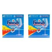 84pc Finish Scented Dishwasher Tablets/Capsules w/ Powerball Lemon Sparkle