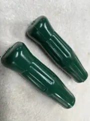 BICYCLE GRIPS Green Coke Bottle SCHWINN ELGIN Shelby Roadmaster Silverking