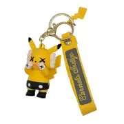 Carmela Indigo Pikachu Keychain - Unique Character Design 2.75"