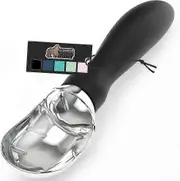 Professional Heavy Duty Ice Cream Scoop with Comfortable Handle for Gelato Sorbet Cookie Dough