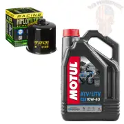 Oil And Filter Change Kit For 2012 Kymco MXU 450i IRS 4x4 Motul Mineral 5W-40