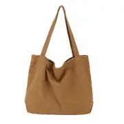 Reusable Women's Tote Shoulder Bag Linen Cotton Large Canvas Handbag Travel Messenger Satchel Environmental Shopping Handbags