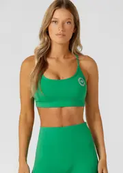 [Lorna Jane] Sammy Limited Edition Sports Bra in Green, Size - XS XS Emerald