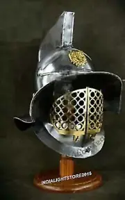 Medieval Knight Armor Fabri murmillo Gladiator Helmet Reenactment Replica