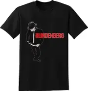 UDO LINDENBERG Camiseta para hombre Graphic Black Tee Large