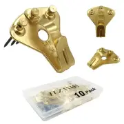 Earthquake Hangers(75lbs-10pcs), Heavy Duty Earthquake Picture Hanging Hooks ...
