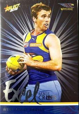 2016 AFL Select FOOTY STARS - EXCEL Parallel Team Set - WEST COAST EAGLES
