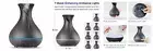 OliveTech Aroma Essential Oil Diffuser, 400ml Ultrasonic Cool A-dark Wood