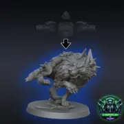 Space Viking Stormwolf Builder 3 Thunderwolf Calvary Proxy w/Imperfections (a)