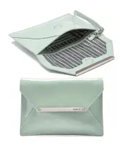 New Mimco Mint Mini Origami Envelope Pouch Handbag 23 X16 Cm PURSE Dust Bag
