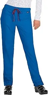 [koi] Lite Women's Happiness Drawstring Elastic Waist Scrub Pant Black