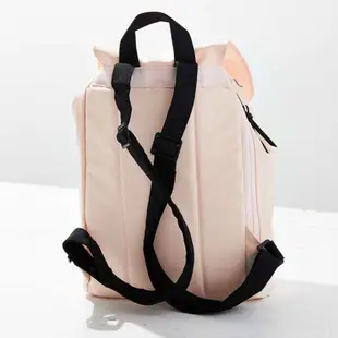 Herschel Reid 小型 Womens 淺粉 膚色 黑背帶 帆布 束口 小包 小後背包 後背包 [現貨]