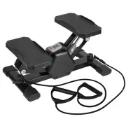 New Mini Stepper with Resistance Bands, Quiet, Digital Timer, Max 330.7lbs