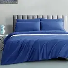 1200 Thread Count Cotton Sheets, 100% Egyptian Cotton Sheet for Queen Size Be...