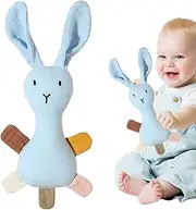 Security Blanket for Toddler | Soft Sleep Soother Towel for Boys - Rabbit Shape Design, Adorable Kid Chew Toy for Traveling, Walking, Road Trip