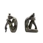 Thinker Bookends Bookends for Shelves Figurine Bookend