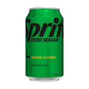 Sprite No Sugar Can 375ml x 20