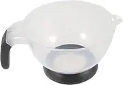 HONMEET Hair Dye Mixing Bowl with Suction Base Durable for DIY Hair Coloring Facial Masks Lightweight Portable