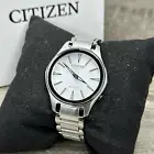 NEW✅ Citizen Women's Eco-Drive Modena Steel Women's Watch EM0590-54A