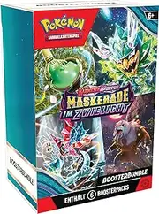 Pokémon - Trading Card Game: Crimson & Purple Booster Bundle - Twilight Masquerade (6 Booster Packs)