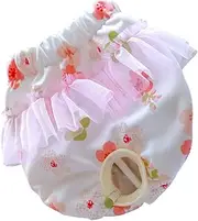 Yardwe Reusable Female Dog Diaper Panties Comfortable Period Pants for Puppies Breathable and Absorbent Design Adorable Floral Pattern for Canine Health Care