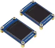2PCS 1.3inch LCD Display Module IPS Screen 240x240 HD Resolution with Embedded Controller Communicating via SPI Interface RGB 65K Display Color