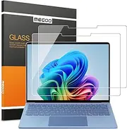 MEGOO (2 Pack Glass Screen Protector for Surface Laptop 7 15 Inch (2024 AIPC), Anti-Scratch, HD Clear Glass, Surface Pen Compatible