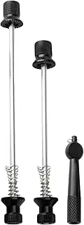 Rear Wheel Skewer - Lightweight Quick Release Set, Quick Release Skewer Nut with Ultralight Foldable Road Bike Rear Bearing Screw Rod Aluminium Alloy for Front Wheel
