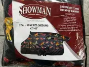 Showman 1200D Mini Pony Foal 42" - 46" Medium Horse Design Turnout Blanket