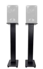 (2) Rockville 28" Studio Monitor Speaker Stands For Mackie HR624 MK2